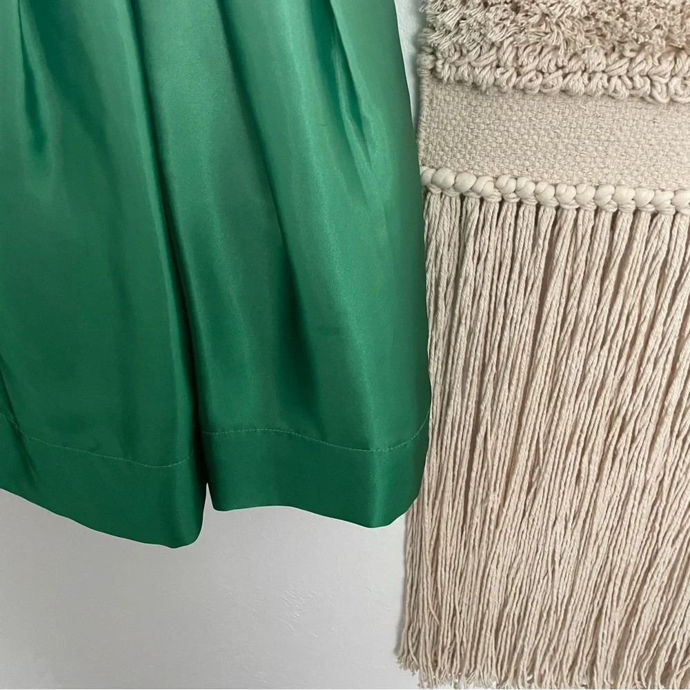 Vintage Ombré Green Tie Mini Dress - Picture 3 of 4
